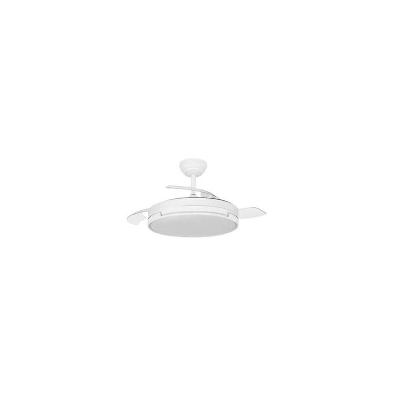 Fabrilamp - Ventilateur Papyrus dc 72W Blanc 3 Pales Déployables