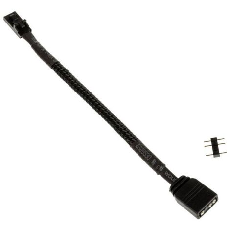 ventilateur PC Câble de raccordement 0.15 m noir Kolink D391372