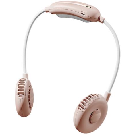 Ventilateur personnel Lazy Donut Halter Fan Mini USB rechargeable pour la maison et l'extérieur