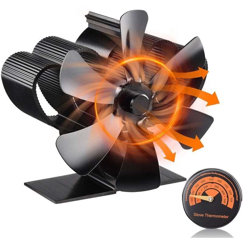 Image of Ventilateur Poele à Bois, Ventilateur Cheminée&hellip;
