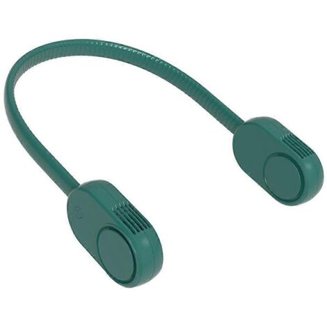 Ventilateur portable à suspendre autour du cou, mains libres, chargement USB, 3 vitesses, rafraîchisseur d'air
