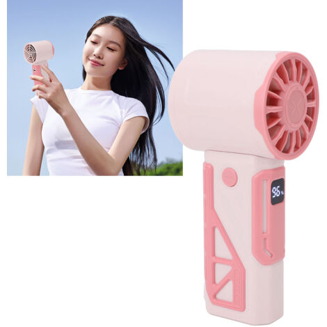 Ventilateur Portable Mini Silencieux à Main avec Charge USB Puissant pour Été-KZQ