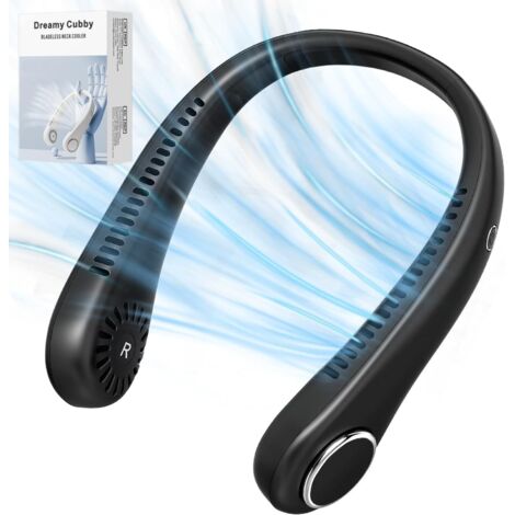 Ventilateur Portable, Mini Ventilateur Cou Silencieux Mains Libres, Réglable  360°, 3 Vitesses pour Les Activités Intérieures Extérieures
