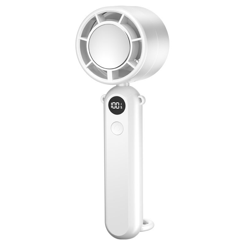 Ventilateur Portable, Mini Ventilateur, Ventilateur Portable Rechargeable, 3 Vitesses, Batterie de Afficheur Numérique, Ventilateur Main pour Femmes