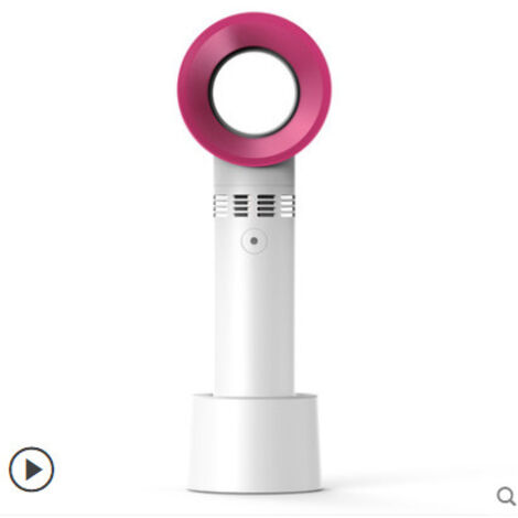 Ventilateur portable sans pales rechargeable, 3 vitesses réglables, mini ventilateur maison bureau