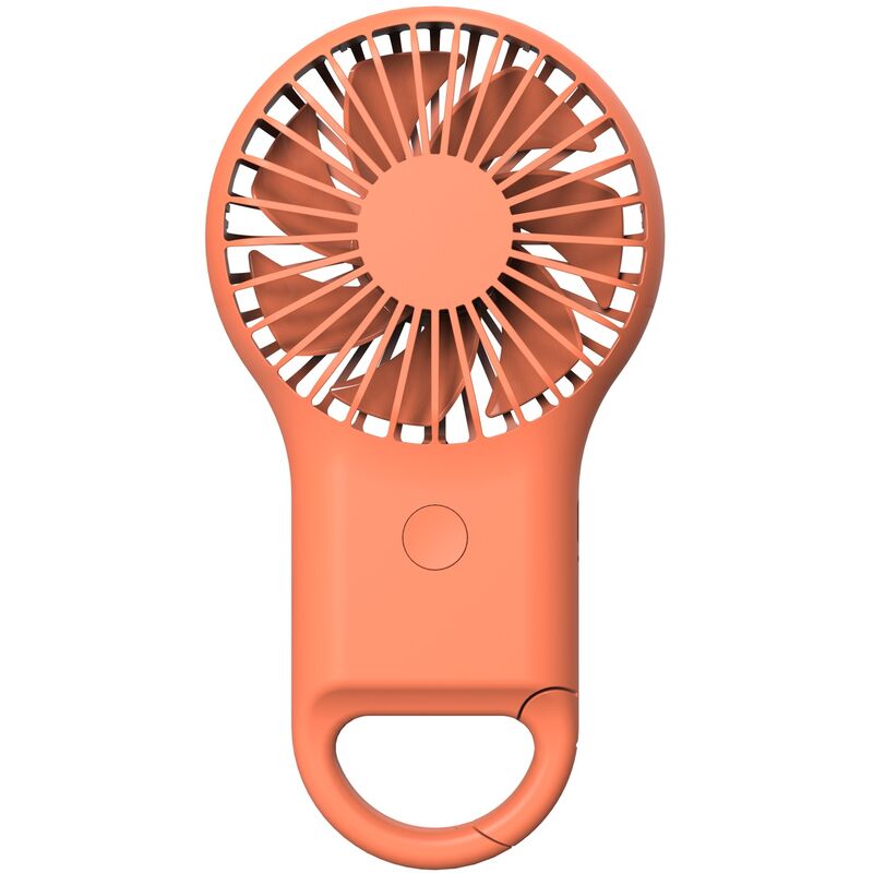 Xinuy - Ventilateur à Main Portable Mini Ventilateur Silencieux, usb Rechargeable avec 3 Vitesses, orange