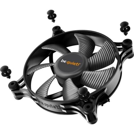 Ventilateur pour boîtier PC BeQuiet Shadow Wings 2 noir (l x h x p) 120 x 120 x 25 mm