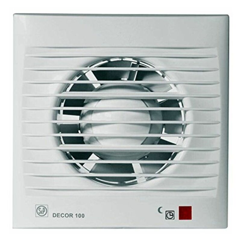 S&p 5210005400 Ventilateur extracteur salle de bain DECOR-100-CRZ 13W 2500rpm