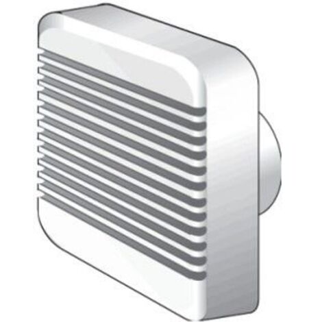 Ventilateur pour petites pieces HV100 EZ Modele de base DN 100, relais temporise et fermeture interieure electrique