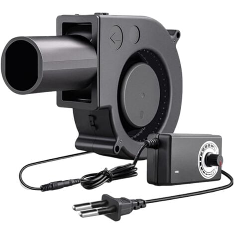 ALOVEZ Ventilateur Radial 220 V Ventilateur Radial Réglable Ventilateur Radial avec Régulateur de Vitesse pour Changement de Ventilation,Barbecue,Ventilateur Turbine pour Appareils de Chauffage