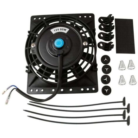 Ventilateur Radiateur 6 Pouces 650CFM Universel 12V 80W Refroidissement Mince Direct Remplacement
