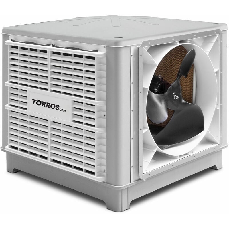 Mw Tools - Rafraîchisseur d'air évaporatif industriel fixe mural 200m² 18.000m³/h Torros BVK1800SH