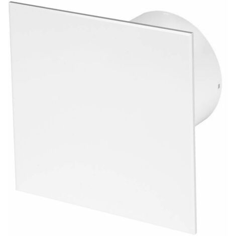 Ventilateur salle bain extracteur d'air minuterie 100mm Blanc ABS TRAX - white ABS