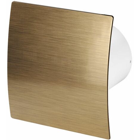 Ventilateur salle bain extracteur d'air minuterie 100mm Or ABS Escudo - gold ABS
