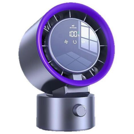 Ventilateur sans pales, 100 vitesses, silencieux et portable.