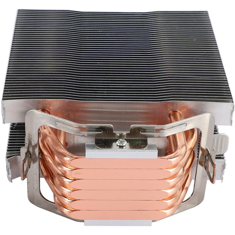 Tlily - Ventilateur Sans Ventilateur pour Processeur 12 Cm 6 Cuivre Heatpipes Radiateur de Refroidissement Sans Ventilateur pour lga 1150 / 1151 /