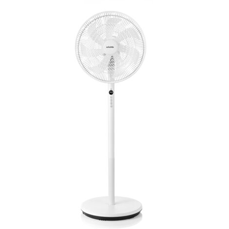 Ventilateur sur pied 35cm 45w blanc - Scholtes - SCUS500DT