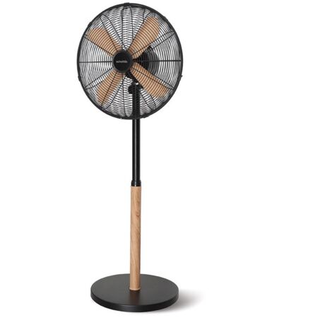 Ventilateur sur pied 40cm 55w noir - Scholtes - SCVEL040BW