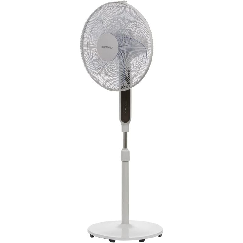 Optimeo - Ventilateur sur pied OVP-C40 40W 12 vitesses D40cm Blanc