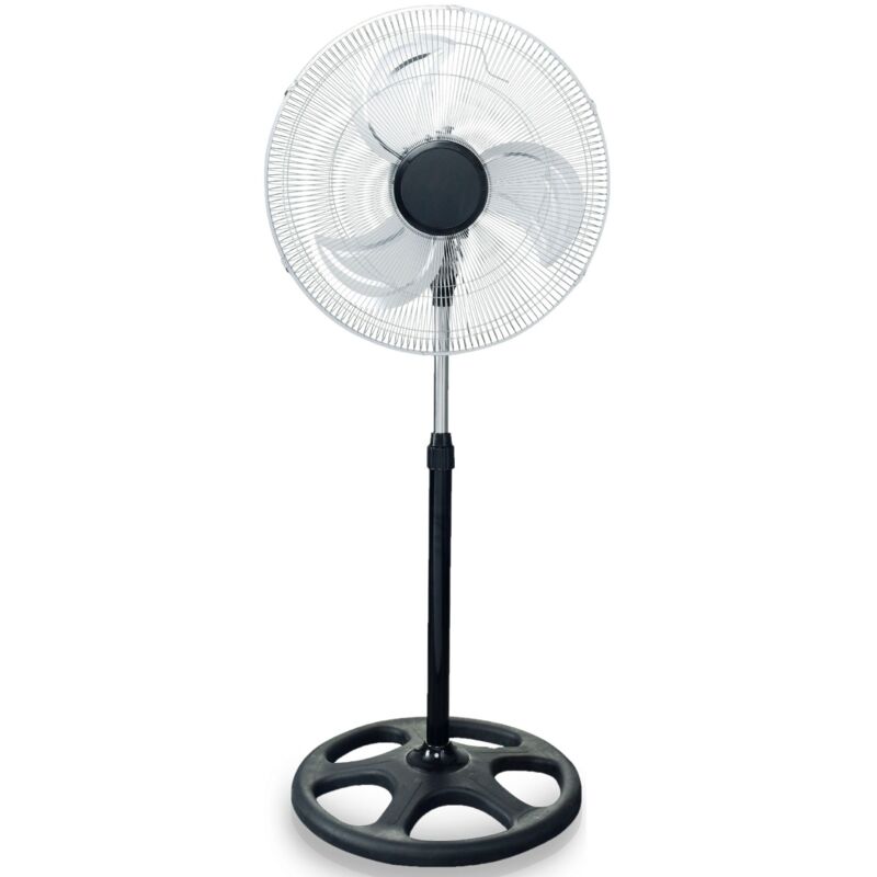 Homepluss - Ventilateur sur pied 70W 3 vitesses D45cm abs Noir
