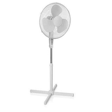Ventilateur Sur Pied Blanc 40cm Avec Télécommande