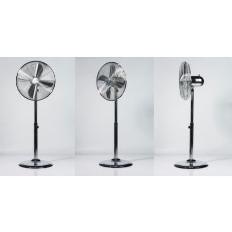 Ventilateur sur pied de 40cm 16'' ROTATIF, 3 vitesses, 50W
