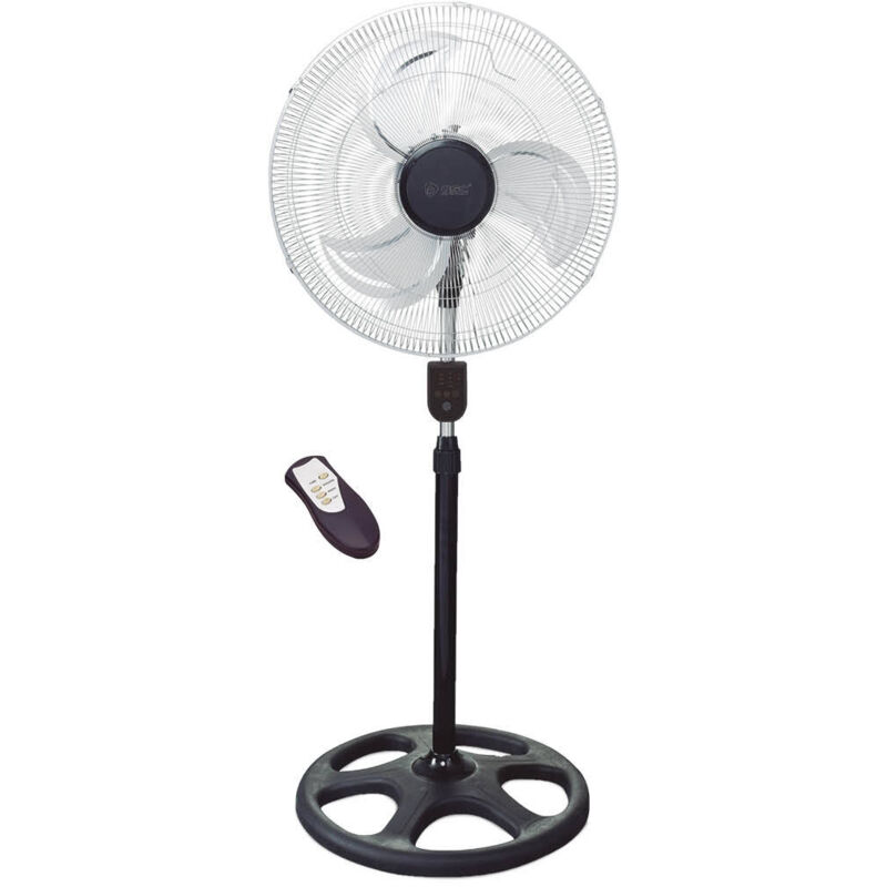 GSC - Ventilateur sur pied en métal avec télécommande 50cm 70W