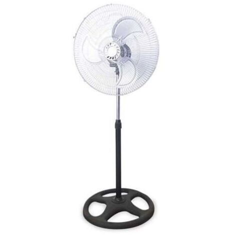 Ventilateur sur pied GSC 70W 3 vitesses D45cm Métal Blanc