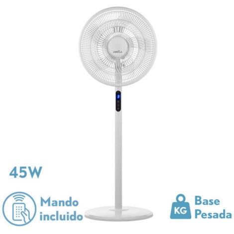 FABRILAMP Ventilateur Sur Pied Icon Blanc 45W Oscillant