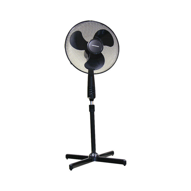 Tecnolux - Ventilateur sur pied noir diametre 40cm 5425025904525