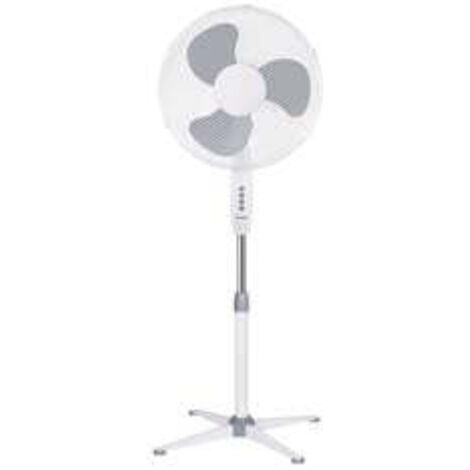 Ventilateur sur pied pivotant 3 vitesses – Hauteur 145 cm – Moteur silencieux – Idéal pour espaces de travail et salons – Syntesy
