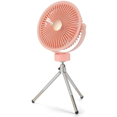 Ventilateur sur pied portable de 2,25 m (7,4 pi), ventilateur de plafond pour le camping, ventilateur de plafond pour l'été et la plage