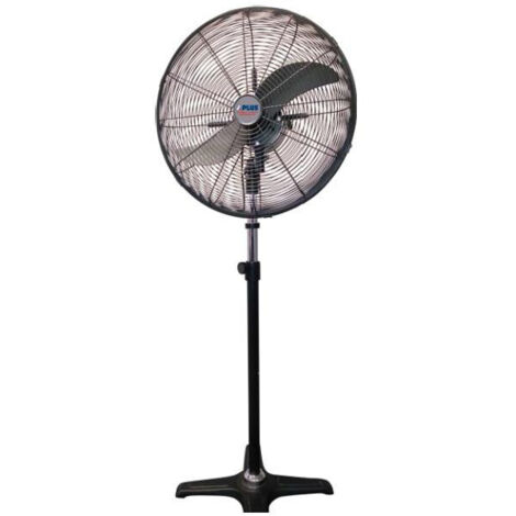 Ventilateur sur pied S.PLUS VM 56 PI 115W 3 vitesses D50cm Chromé