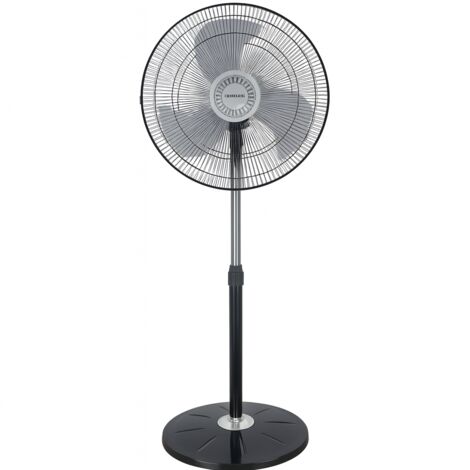 Ventilateur sur pied TORNADO 60W 3 vitesses D45cm Connecté Noir