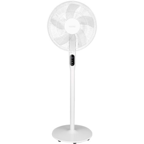 Ventilateur Sur Pied TROTEC TVE 300 S - Puissant, Silencieux, Réglable En Hauteur - 3 Vitesses, Oscillation 80° - Pour Maison & Bureau