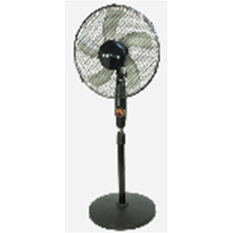 Ventilateur sur pied Volteno blanc, base ronde de 40 cm