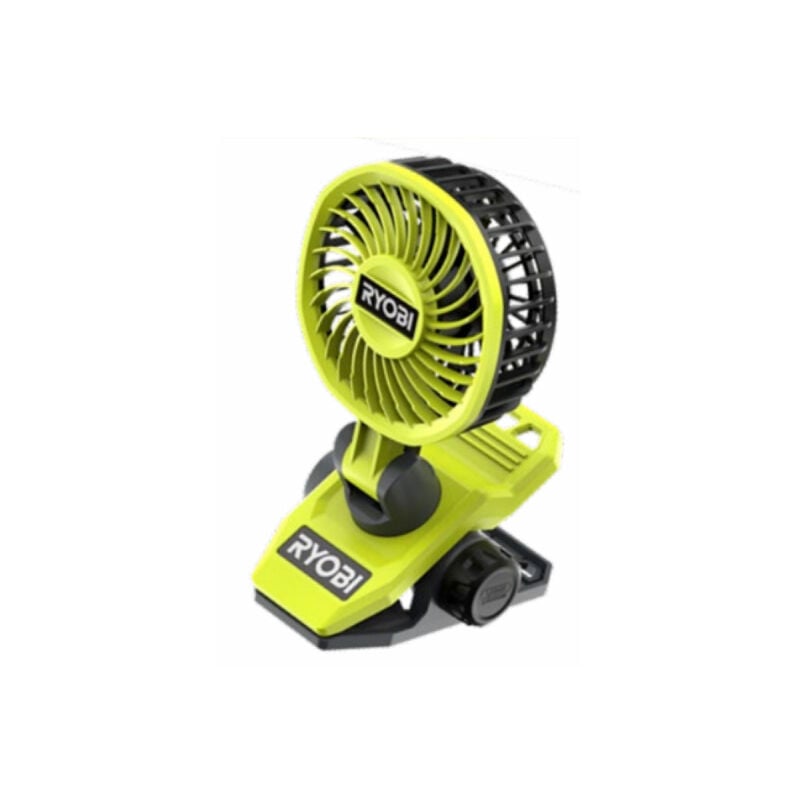Ryobi - Ventilateur sur pince 4V usb Lithium - Sans batterie ni chargeur - RCF4-0