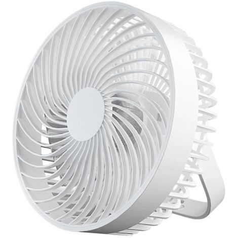 Ventilateur suspendu de 16,5 cm avec veilleuse, alimentation USB, idéal pour le camping en plein air.