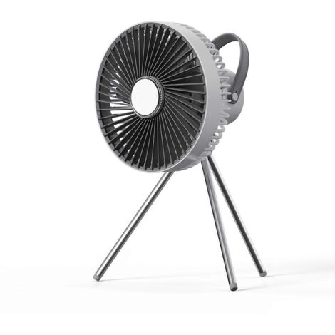 Ventilateur suspendu rechargeable USB de 7,8 pouces avec télécommande, ventilateur de plafond pour tente