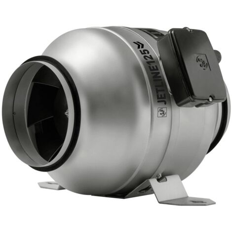 Ventilateur tertiaire inline 300 m3/h, D125, moteur ECM, régulé, boîte à bornes S&P (UNELVENT) 246001