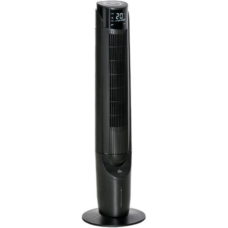 Ventilateur tour, climatiseur avec 4 modes, 3 vitesses, minuterie, plastique