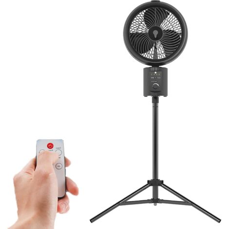 Ventilateur tour rechargeable 10000 mAh, 7 vitesses télécommande silencieux portable