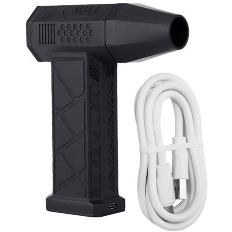 Ventilateur Turbo portatif 52 M/S, 130000 RPM, moteur sans balais, plumeau d'air Rechargeable de Type C, 2 pièces, batterie 3000mAh en série