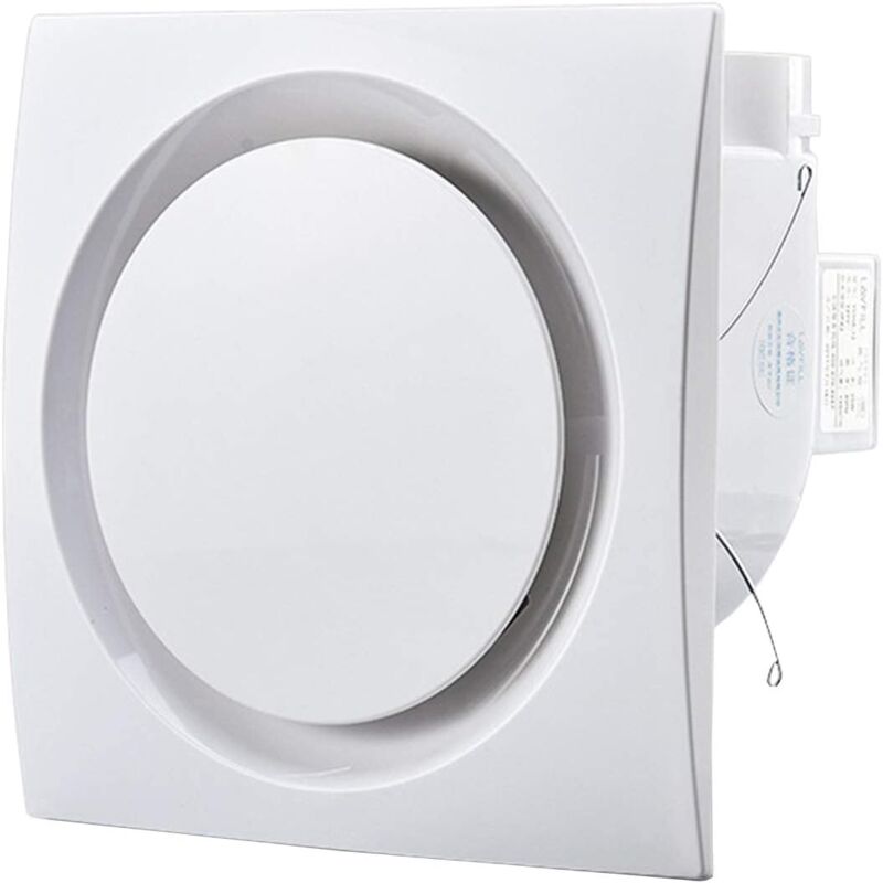 Ventilateur universel avec clapet anti-retour 98Mm pour salle de bain cuisine et bureau 25W fonctionnement silencieux 42Db et haute efficacité 130