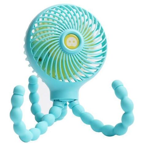 ventilateur Usb, Mini Ventilateur Silencieux, Ventilateur Poussette Bb, Avec Trpied Flexible, Portable 3 Vitesse Rglable, Pour Camping, Bureau, Sp