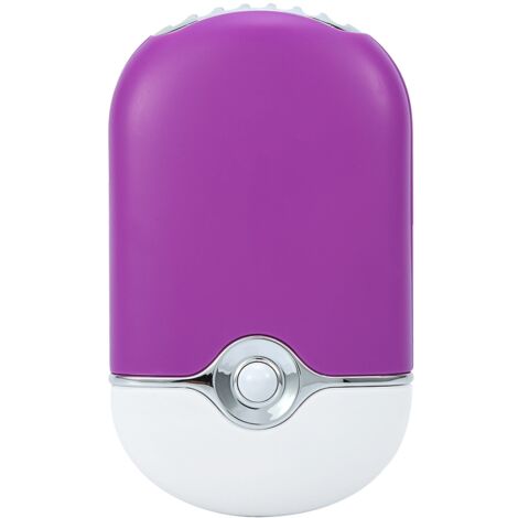 Ventilateur USB portable pour séchage rapide de colle à cils violet