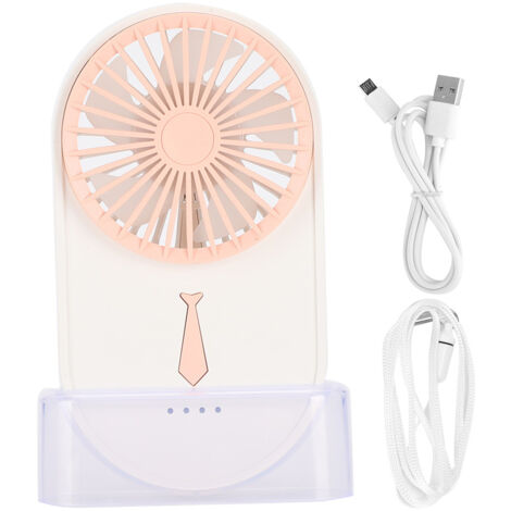 Ventilateur USB portable rechargeable 4 vitesses - Rafraîchisseur d'air pour bureau et chambre