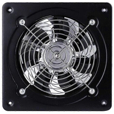 Ventilateur utilitaire 4 pouces, 220 V, extracteur d'air silencieux, noir