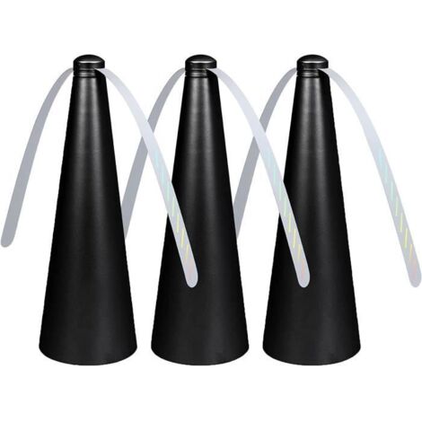 Ventilateurs Anti-Mouches Lot de 3 Électrique Répulsif à Pales Multi-Insectes sans Produits Chimiques Ventilateur Anti