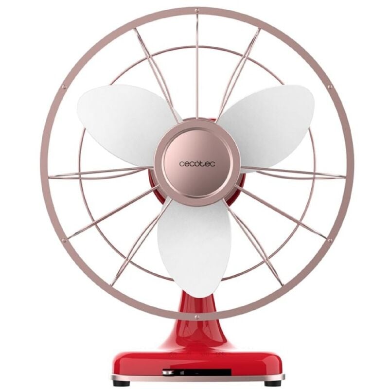 Cecotec - Ventilateur de table EnergySilence 1090 RetroDesk Design